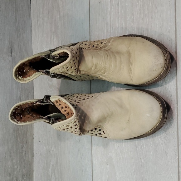 Circle G Womens by Corral Western Zip Sides Cowboy Leather  Boots shoes sz 5.5 - Picture 3 of 11